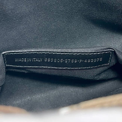 Balenciaga Shoulder Bag Large Shopping Beige BB Monogram P 2-Way Leather — view 4