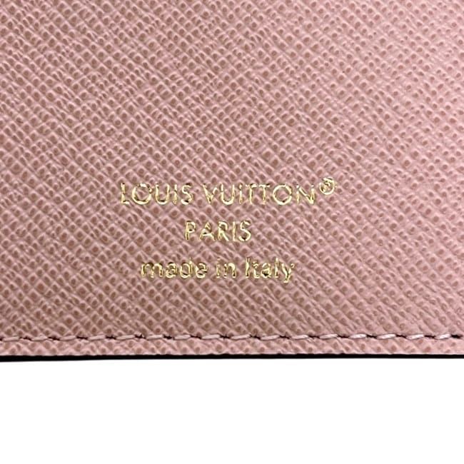 Louis Vuitton Trifold Wallet Portefeuille Victorine Brown Pink Rosevalerine — view 4