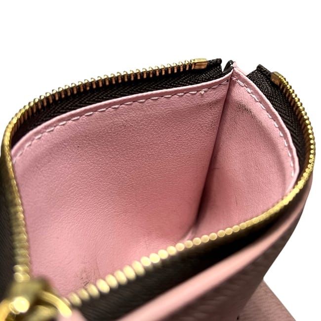 Louis Vuitton Trifold Wallet Portefeuille Victorine Brown Pink Rosevalerine — view 7