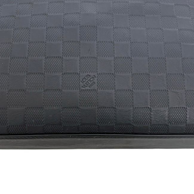 Louis Vuitton Document Porte Black Noir Damier Infini Business Briefcase Leather — view 7