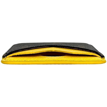 Louis Vuitton Card Case Holder Magnet Brown Yellow Monogram Canvas for Smartphon — view 3