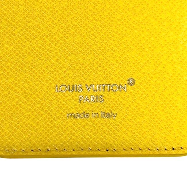 Louis Vuitton Card Case Holder Magnet Brown Yellow Monogram Canvas for Smartphon — view 6
