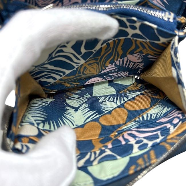 Hermes Coin Case Azap Compact Silk in Navy Wallet Purse Leather — view 5