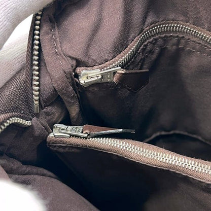 Hermes Shoulder Bag Acapulco Bandouliere PM Brown Crossbody Canvas Leather — view 4