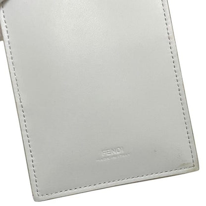 Fendi Phone Pouch White Beige 219 Case Leather — view 9
