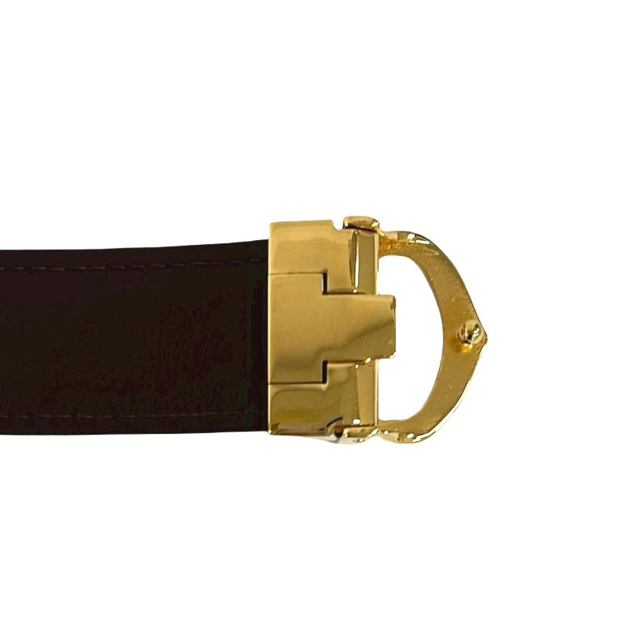 Cartier Vintage Must Line Leather Belt Wine Red Bordeaux — view 5