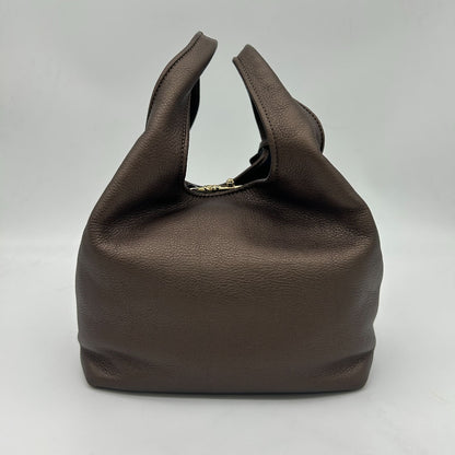 Loewe Karie Tote Canvas Leather Gold — view 3