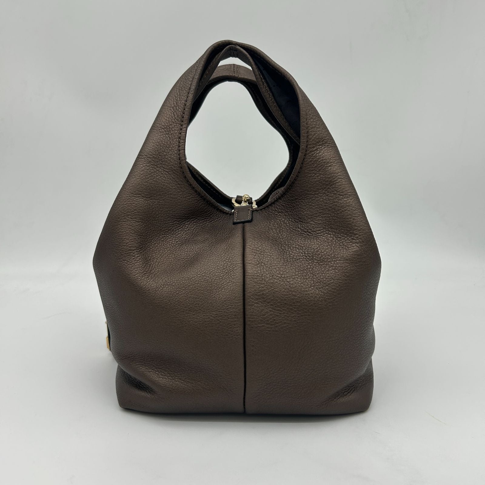 Loewe Karie Tote Canvas Leather Gold — view 2