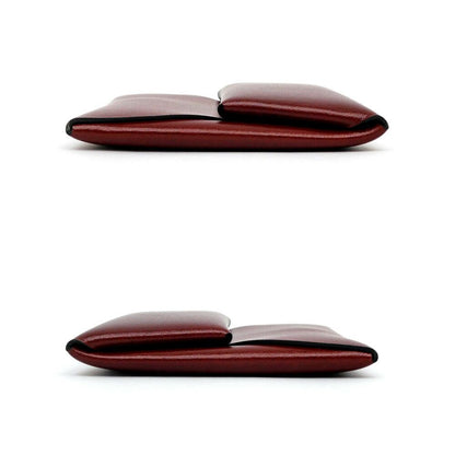 Hermes Bastia Rouge Calf Coin Case Purse — view 3