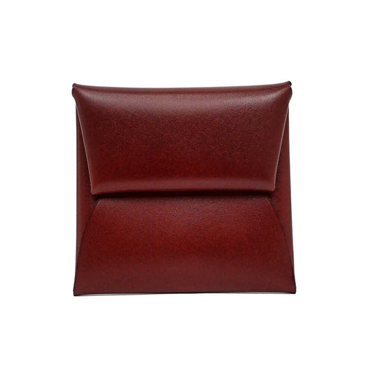 Hermes Bastia Rouge Calf Coin Case Purse