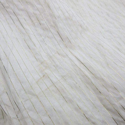 Saint Laurent Paris 37 14.5 Silk Striped Dress Shirt Long Sleeve Hiyo Beige — view 7