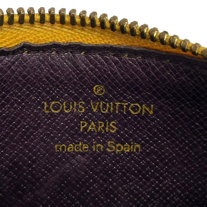 Louis Vuitton Coin Case Epi Pochette Cles Jaune Leather — view 4