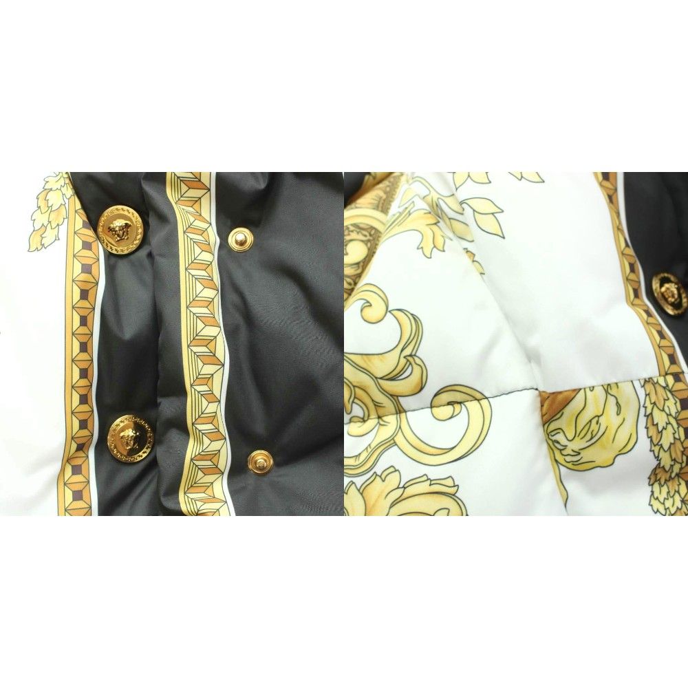Versace Down Jacket Medusa All Over Pattern Logo Baroque Recent — view 9