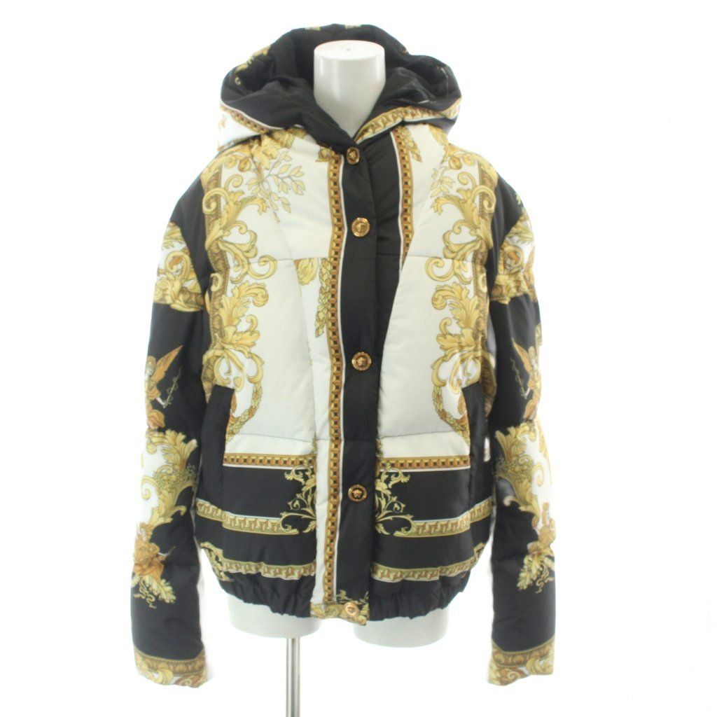 Versace Down Jacket Medusa All Over Pattern Logo Baroque Recent