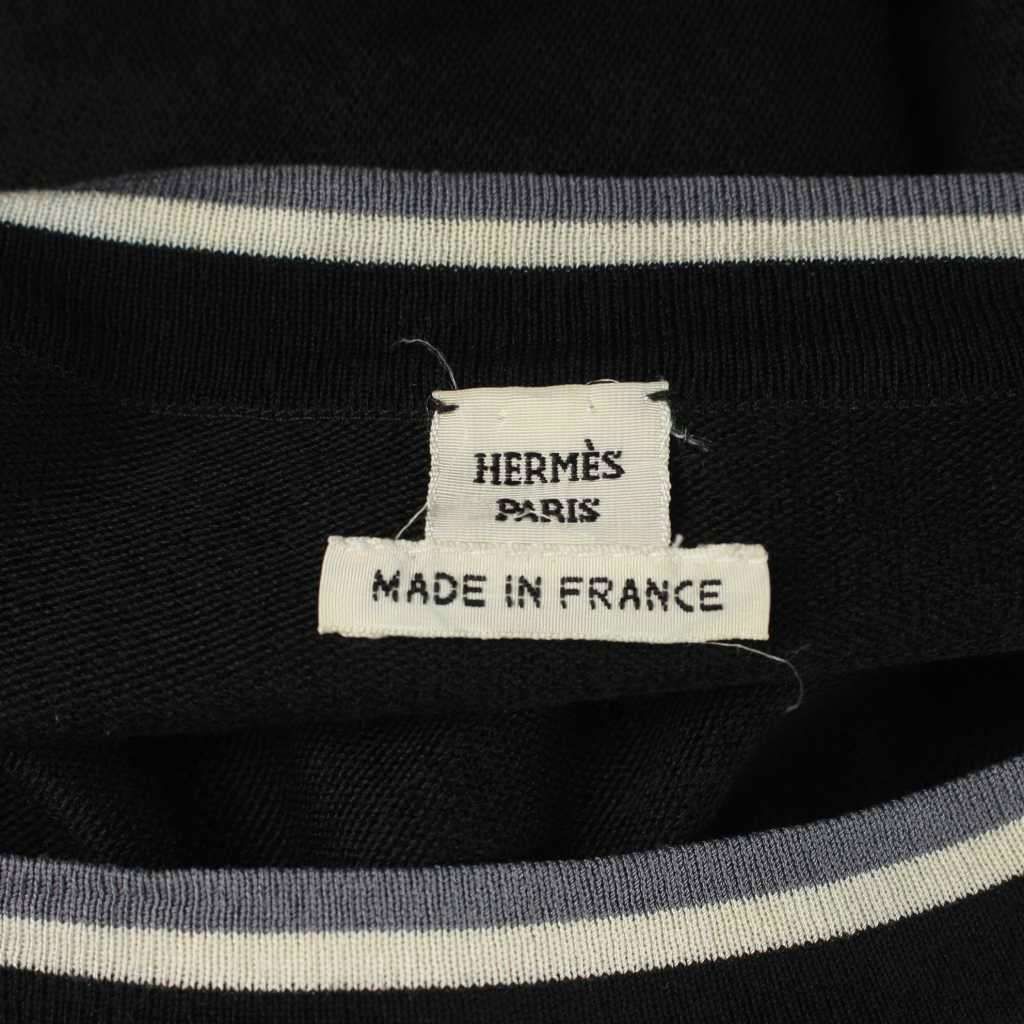 Hermes Gaultier Era Twill Lane Jeu de Billes Marble Game Long Dress Long Sleeve — view 6