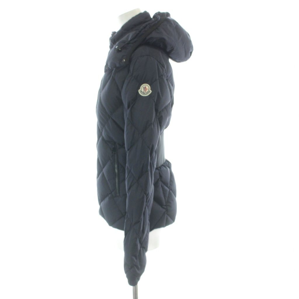 Moncler Mesnil Down Jacket Nylon 00 Navy MW — view 2