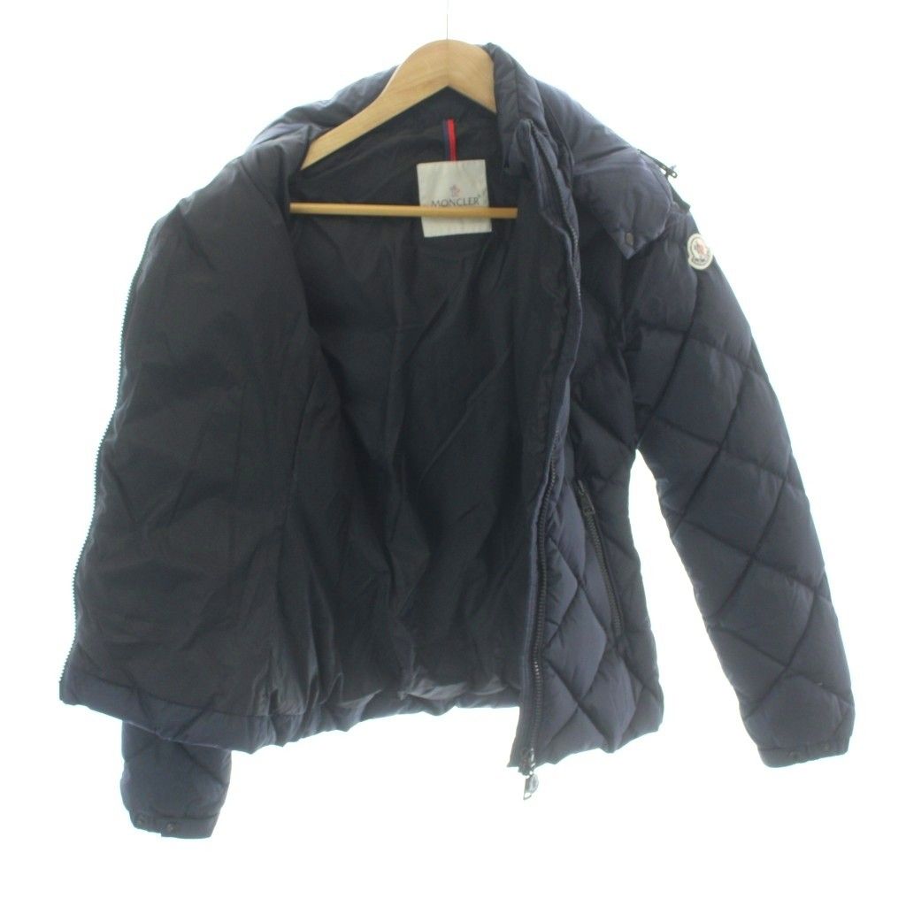 Moncler Mesnil Down Jacket Nylon 00 Navy MW — view 6
