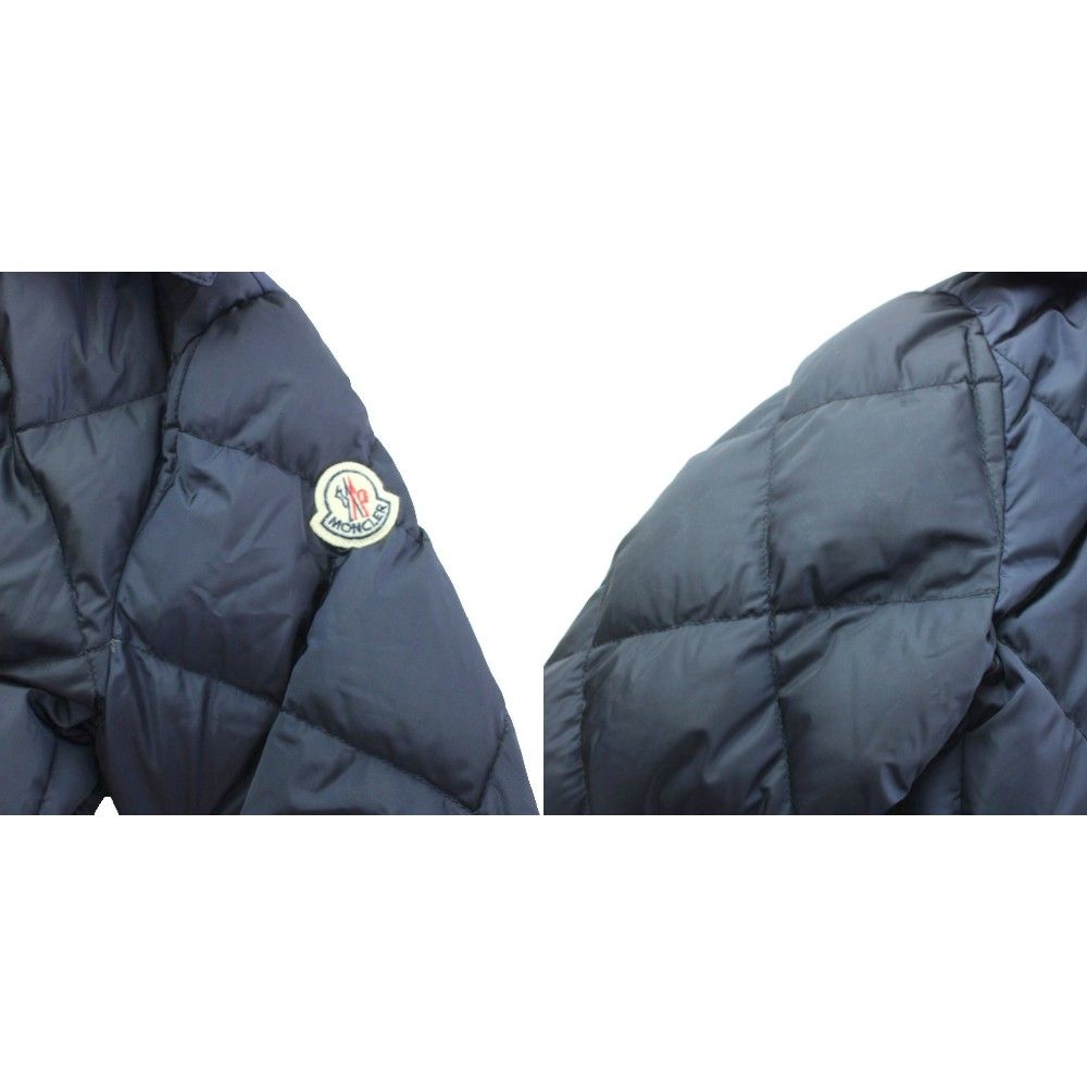 Moncler Mesnil Down Jacket Nylon 00 Navy MW — view 9