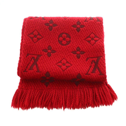 Louis Vuitton Echarpe Scarf Wool Fringe Monogram Pattern — view 2