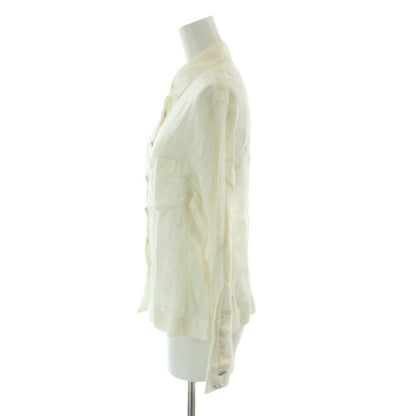 Chanel Vintage Shirt Blouse Long Sleeve Lightweight Mademoiselle Coin Button — view 2