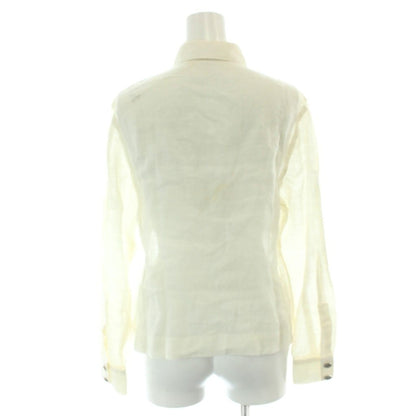 Chanel Vintage Shirt Blouse Long Sleeve Lightweight Mademoiselle Coin Button — view 3