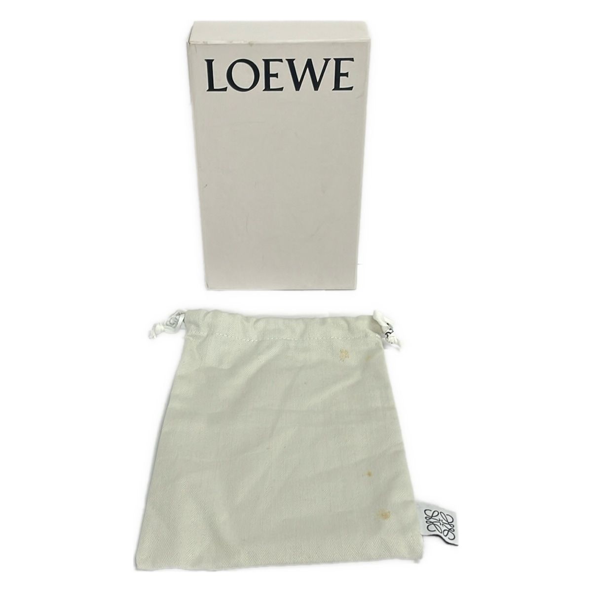 Loewe Wallet Anagram Pattern Black Embossed Leather — view 6