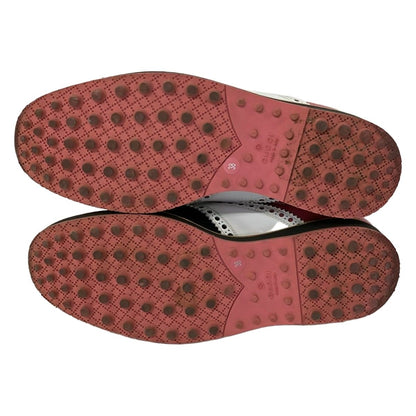 Gucci Shoes 38 Pink Black White Wingtip Leather — view 4