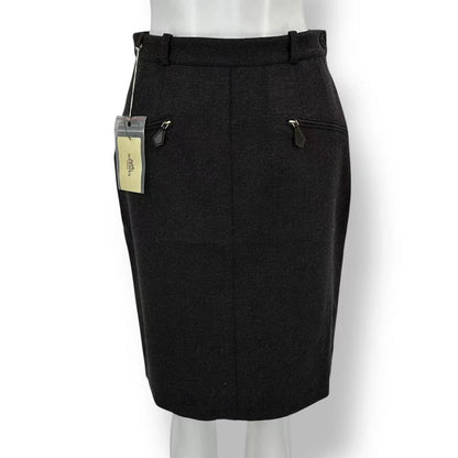 Hermes Skirt Brown Wool 38