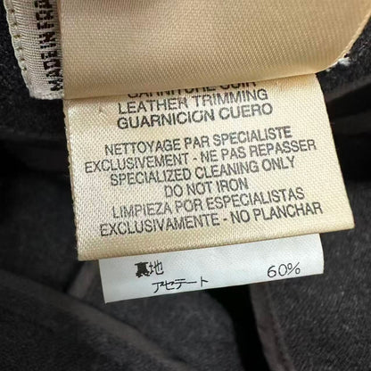 Hermes Skirt Brown Wool 38 — view 6