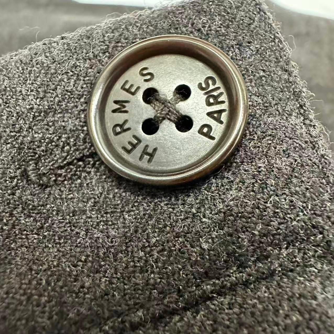 Hermes Skirt Brown Wool 38 — view 3