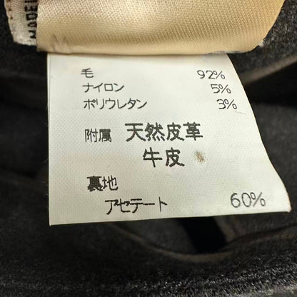 Hermes Skirt Brown Wool 38 — view 7