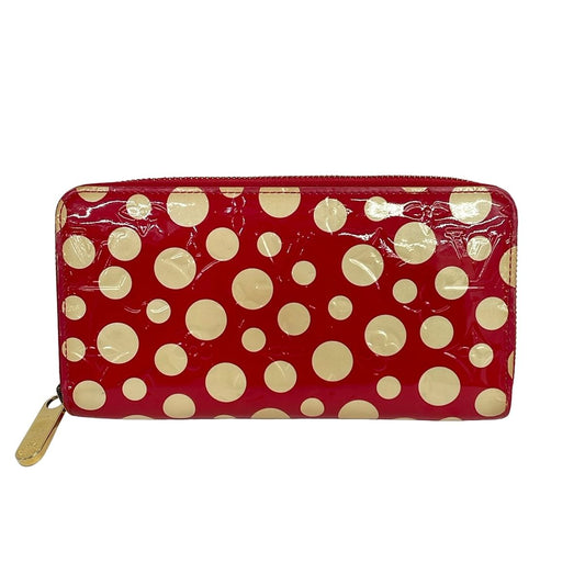 Louis Vuitton Wallet Yayoi Kusama Zippy Rouge Leather