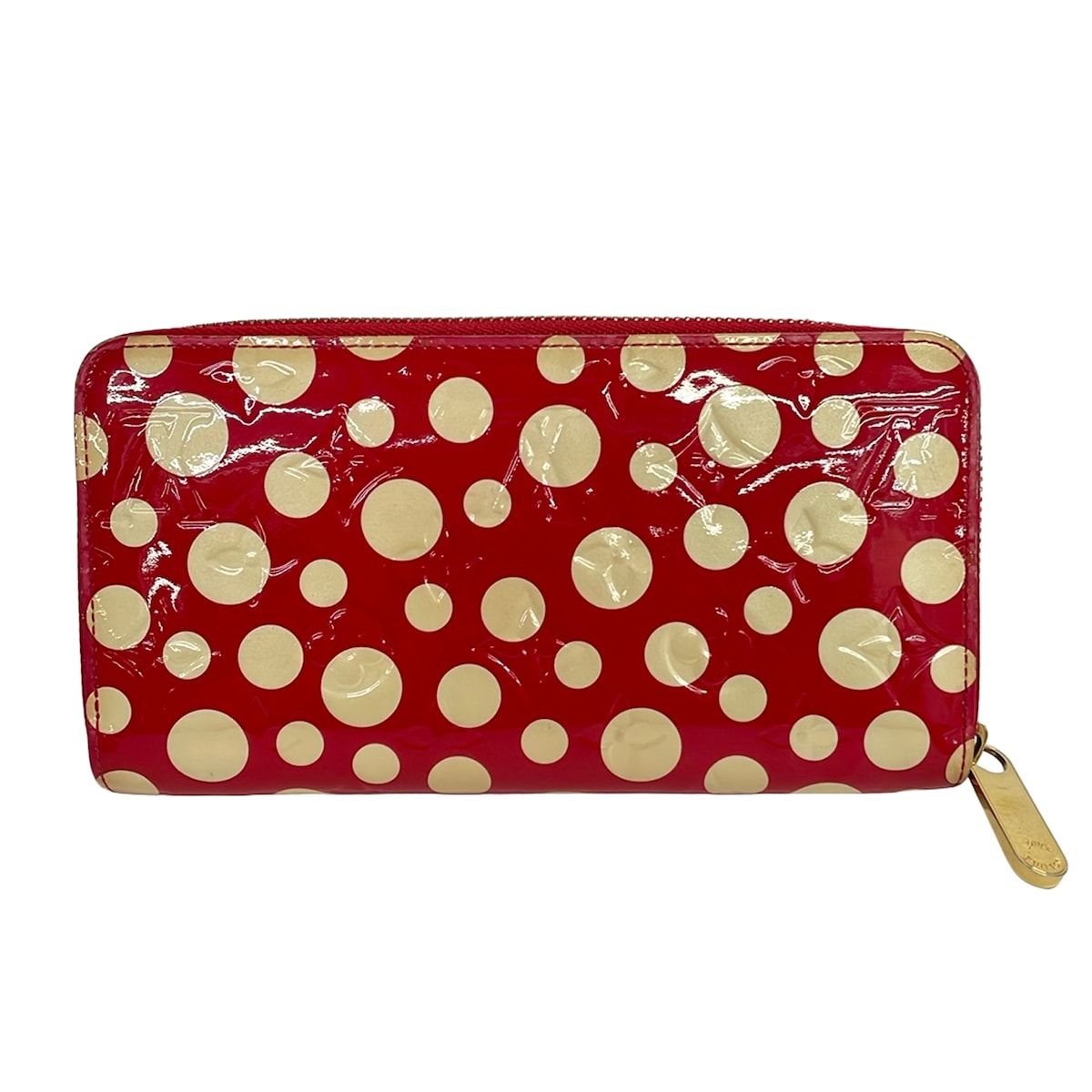 Louis Vuitton Wallet Yayoi Kusama Zippy Rouge Leather — view 2