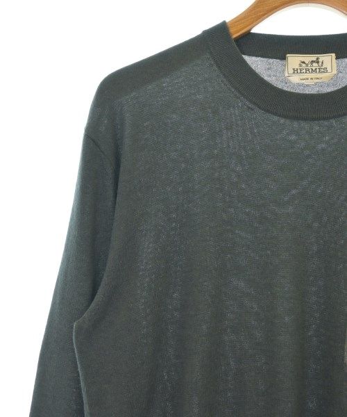 Hermes Knit Sweater Gray — view 4