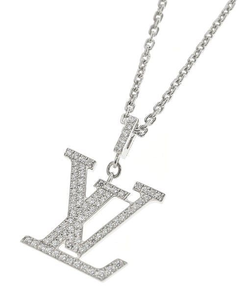 Louis Vuitton Necklace White Gold