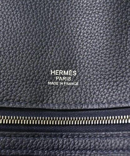 Hermes Shoulder Bag Navy — view 5