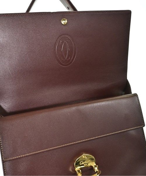 Cartier Shoulder Bag Brown — view 8