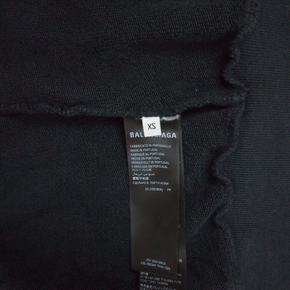 Balenciaga Planet Earth Damage Print Zip Up Hoodie XS Black — view 8
