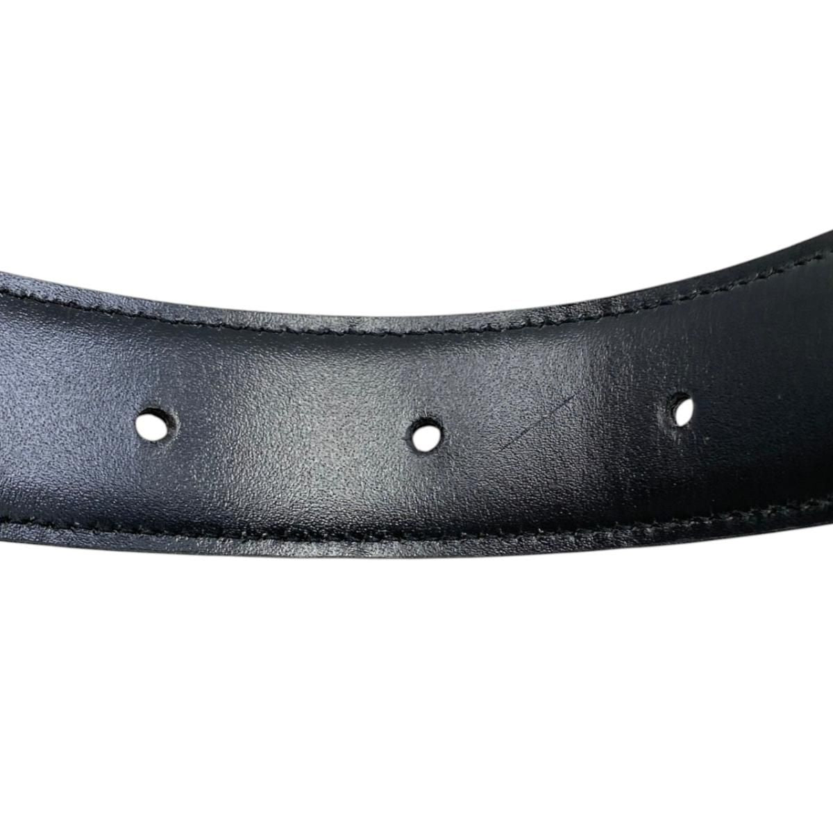 Cartier Belt Trinity Leather Black Gold Silver — view 7