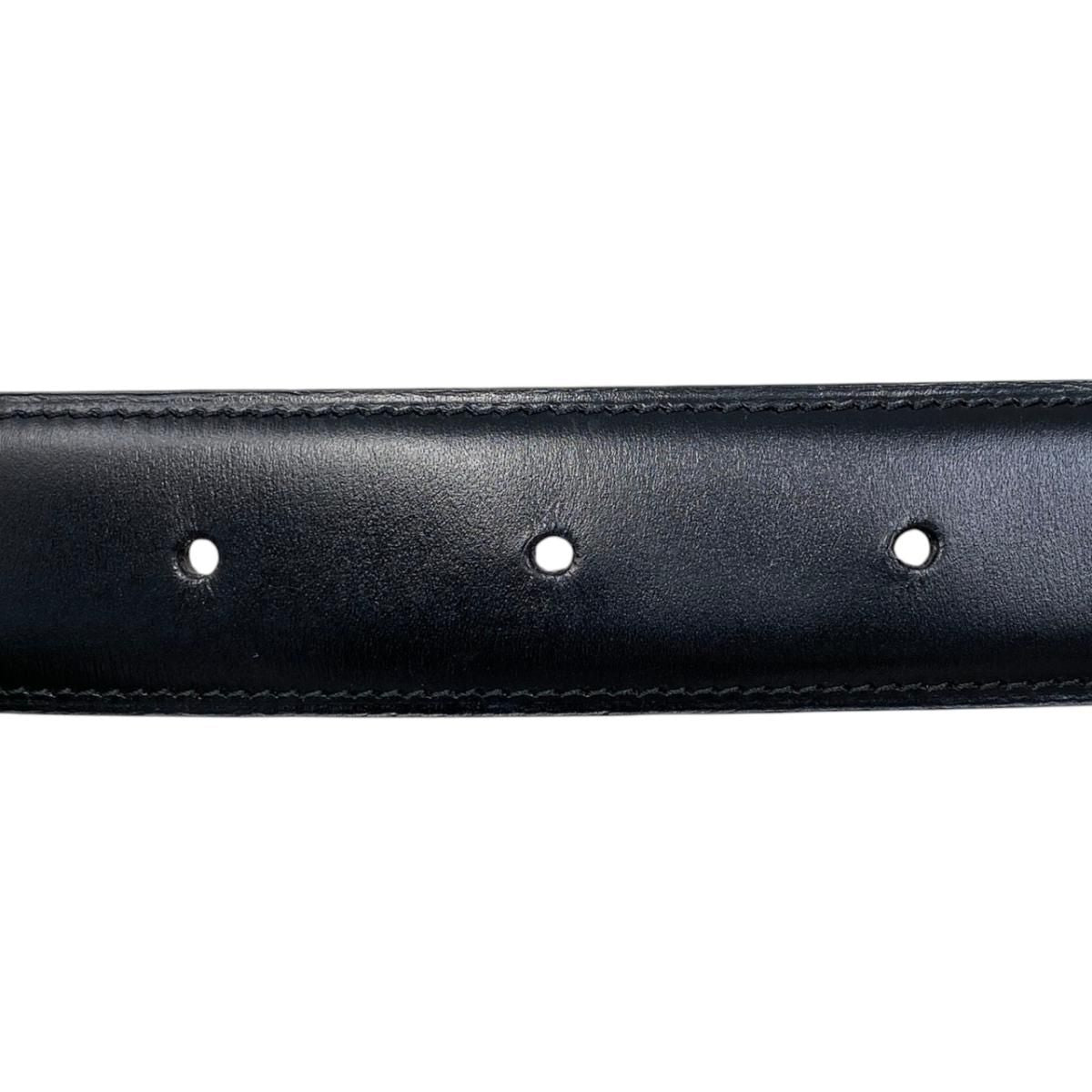 Cartier Belt Trinity Leather Black Gold Silver — view 6