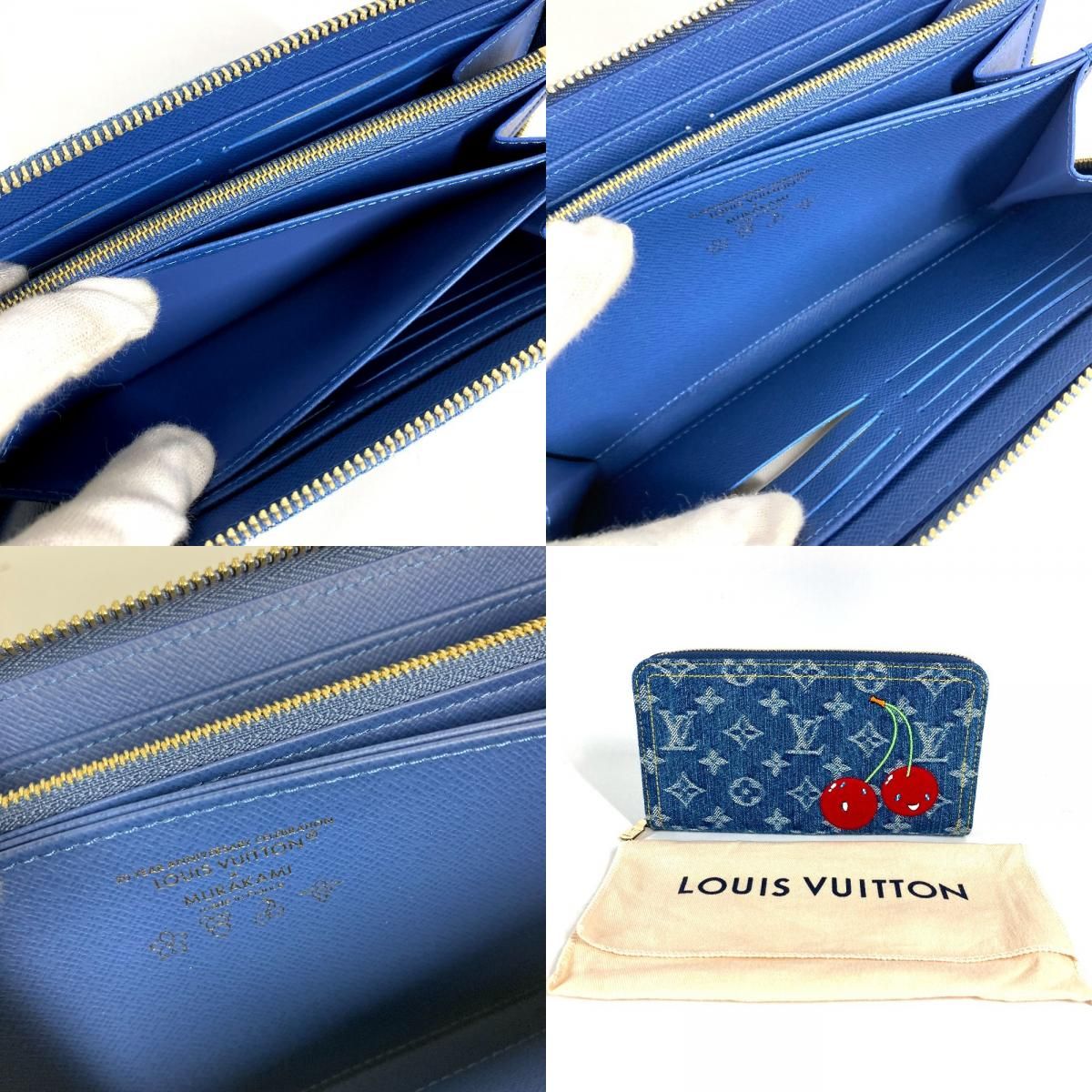 Louis Vuitton Wallet LV TM Zippy Blue — view 9