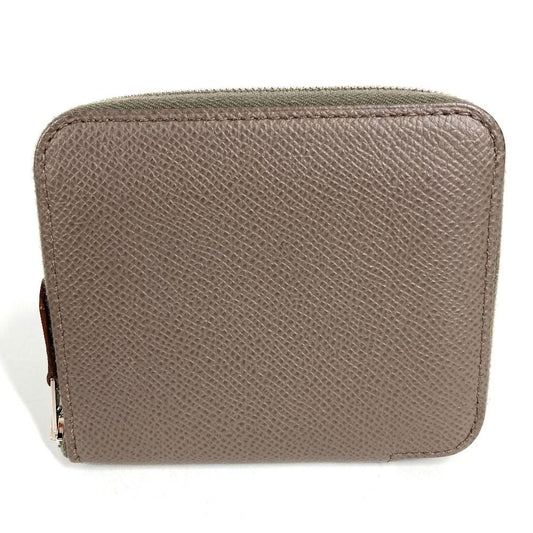 Hermes Coin Case Azap Compact Silk in Epsom Etain Gray