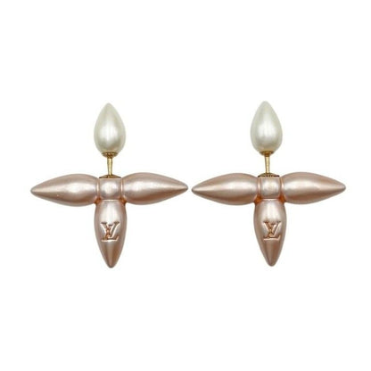 Louis Vuitton Earrings Book le Doreil Pink Gold Metal