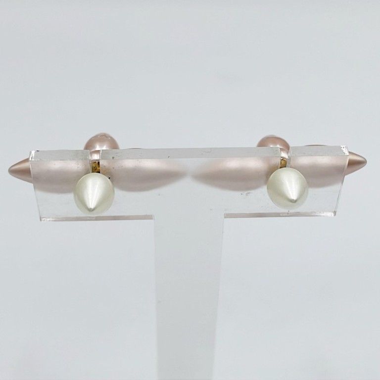 Louis Vuitton Earrings Book le Doreil Pink Gold Metal — view 4
