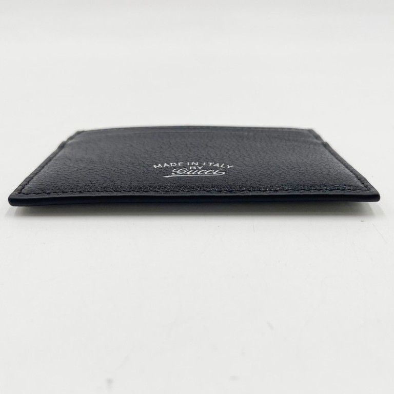 Gucci Card Case Lila Black Leather — view 3