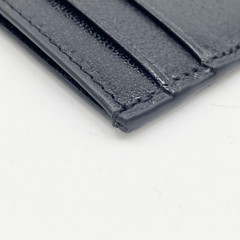Gucci Card Case Lila Black Leather — view 5