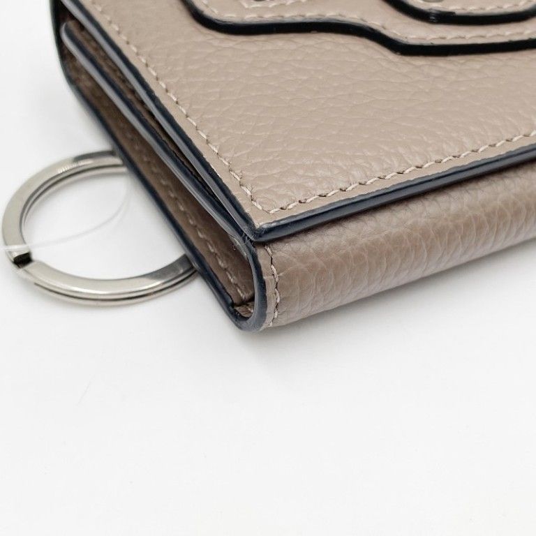 Balenciaga Key Case Neo Classic Brown Leather 6 Silver Key Holder — view 4