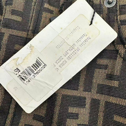Fendi Zucca Pattern Skirt Brown 42 — view 9