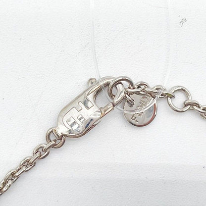 Fendi Bracelet Silver Metal FF Logo Rhinestone — view 4