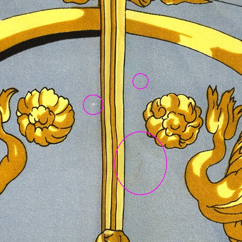 Hermes Scarf Vue du Carrosse de la Galere la Reale Queen's Coronation Carre 90 — view 8
